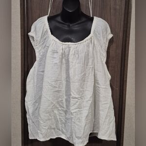$15 Each Or 3/$30 Old Navy White Tie-Back Top Sz 4X